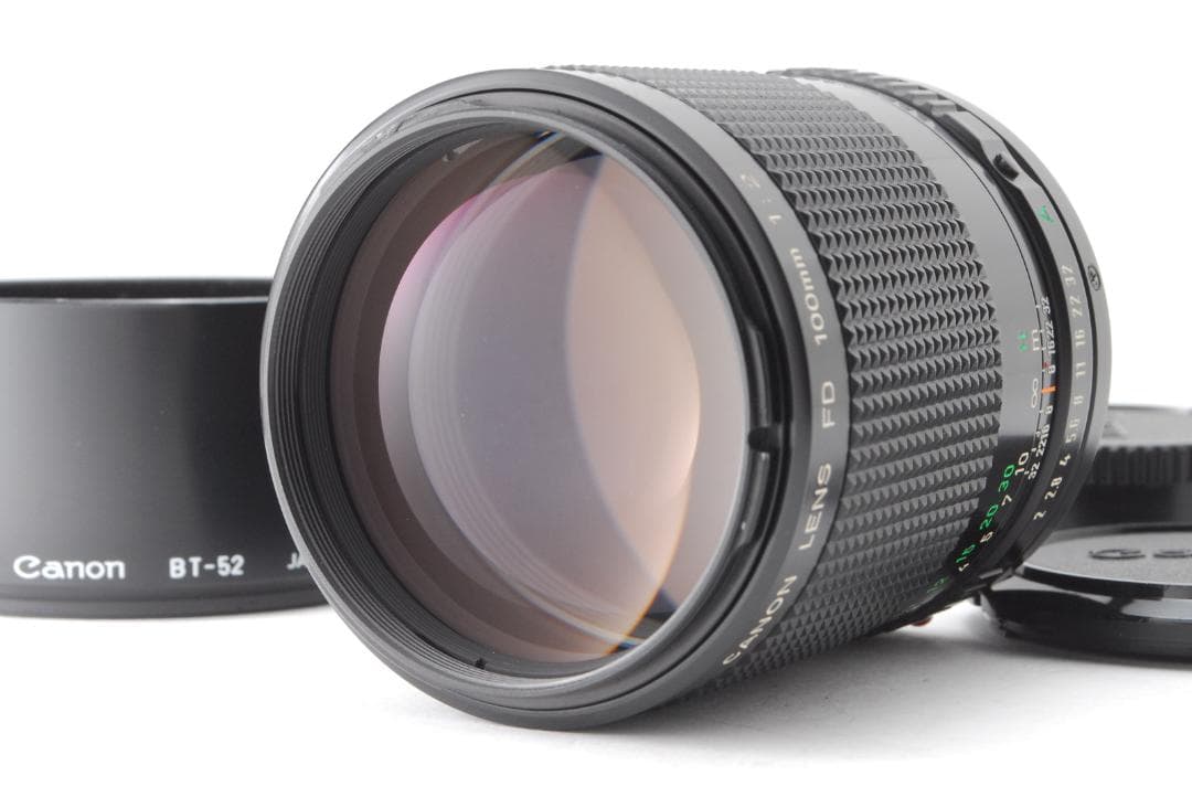 レンズ(単焦点) Canon new FD 100mm F2 Lens #6022