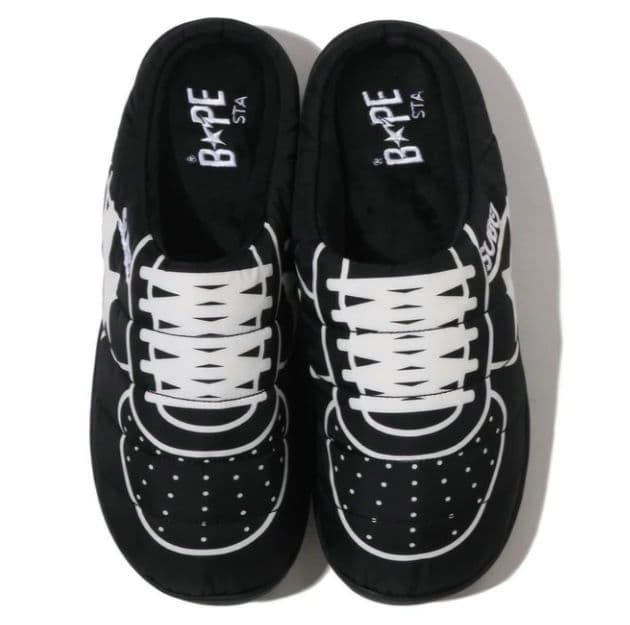 即発送 26SS BAPE SUBU PUFFER SANDALS L 靴 黒