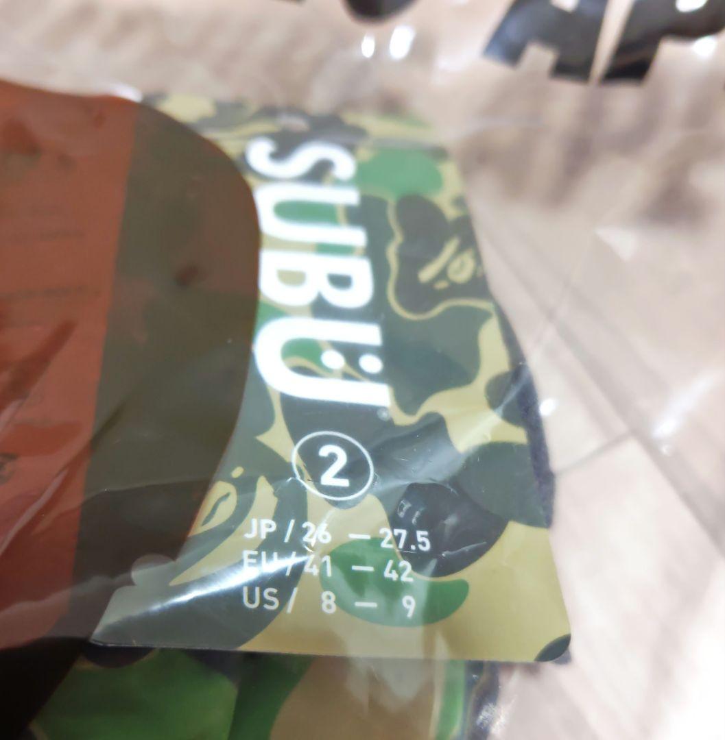 即発送 26SS BAPE SUBU PUFFER SANDALS L 靴 黒