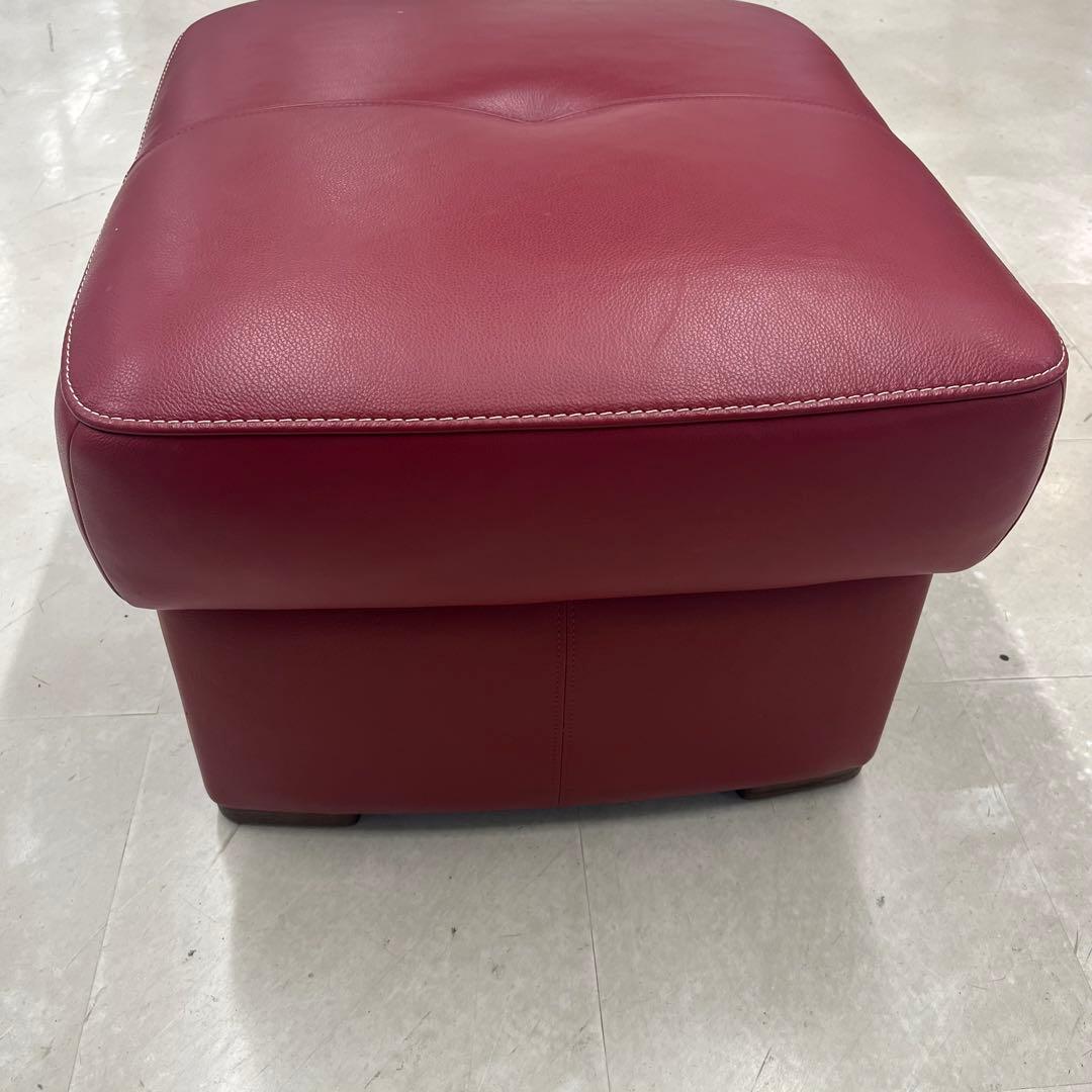 カリモク　オットマン　チターノ　レッド　赤　karimoku