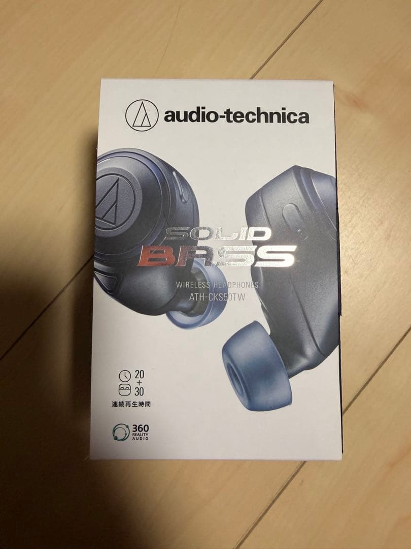 イヤホン audio-technica SOLID BASS ATH-CKS50TW