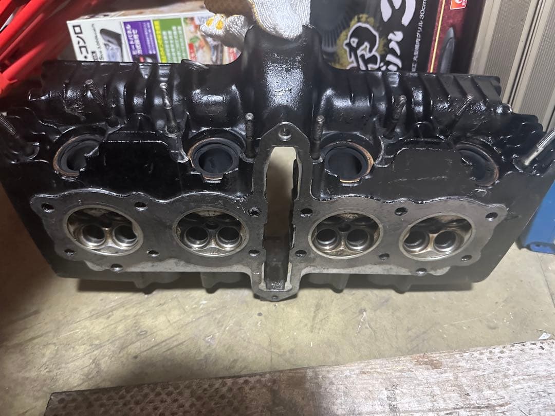 HONDA CBX400F シリンダーヘッド NC07 部品 予備
