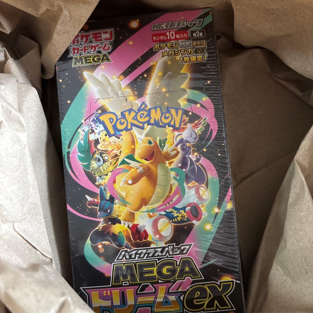 シュリンク付き MEGAドリームex BOX ポケモンカードゲーム