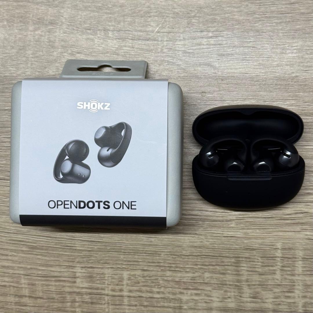 【美品】Shokz OpenDots ONE イヤーカフ型イヤホン ブラック