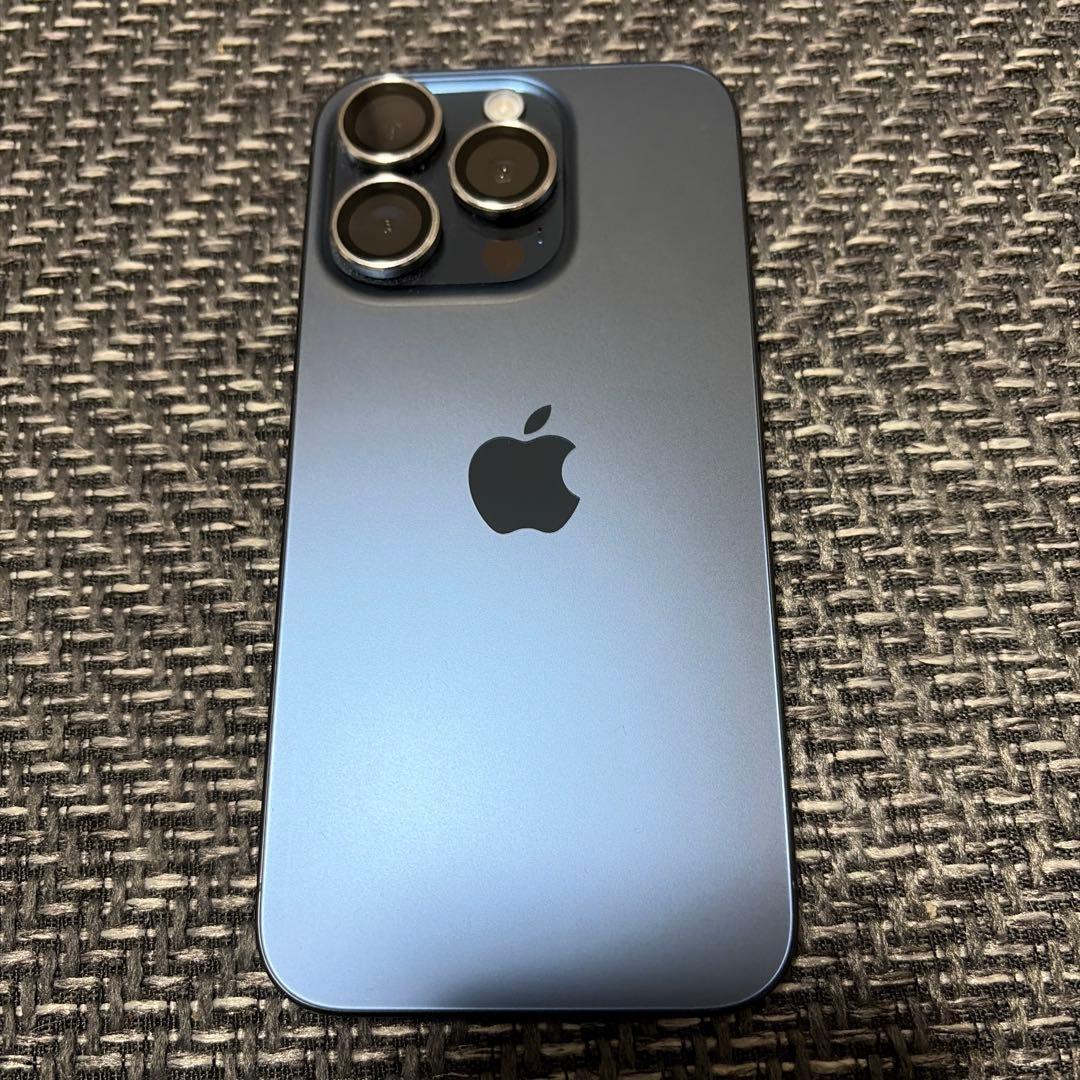 Apple iPhone 15 pro ブルーチタニウム　128GB