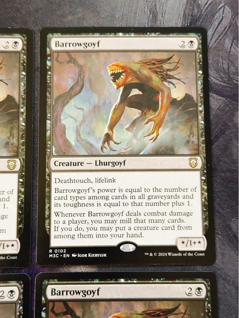 バロウゴイフ　英語　4枚セット