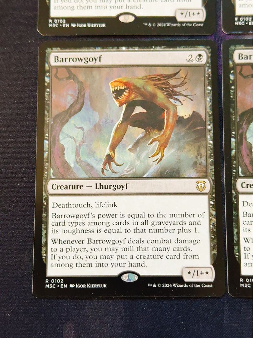 バロウゴイフ　英語　4枚セット