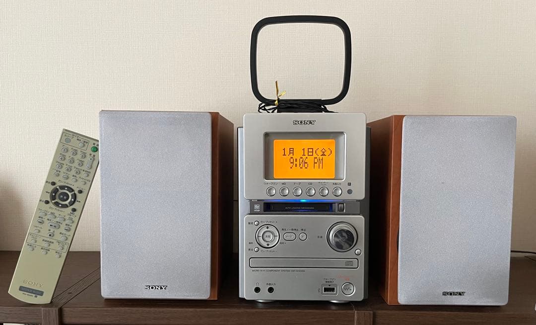 SONY ミニコンポ CD・MD・カセットレコーダー　ジャンク品