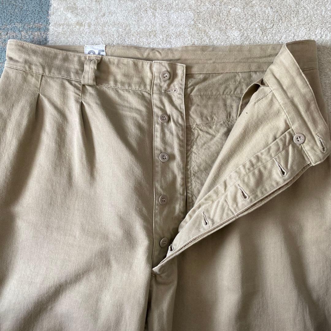 50's 60's ヴィンテージ フランス軍 M-52 チノ トラウザー 後期