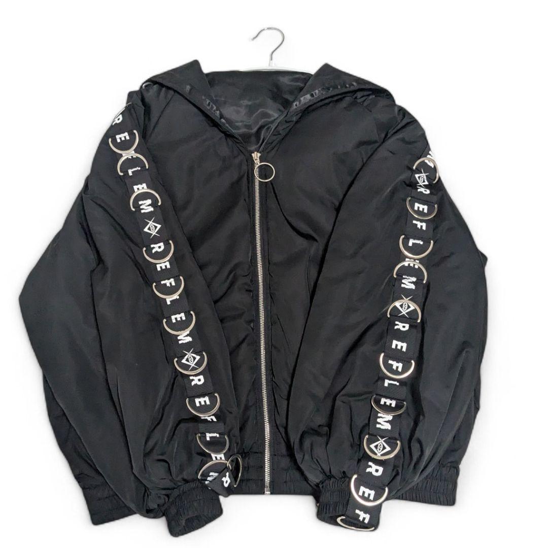 REFLEM Dリング セーラー 中綿 ブルゾン 黒系 レフレム