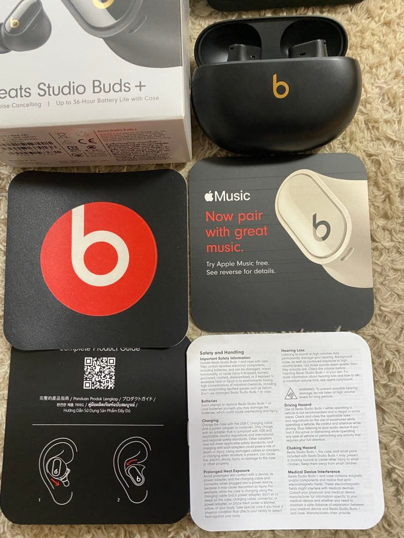Beats Studio Buds+（Black/Gold）