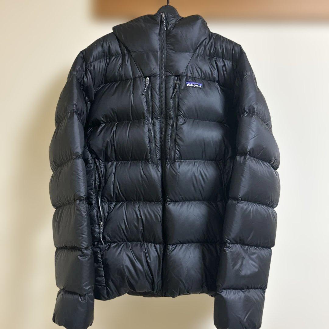 patagonia ブラック ダウンジャケット L フィッツロイダウンフーディ