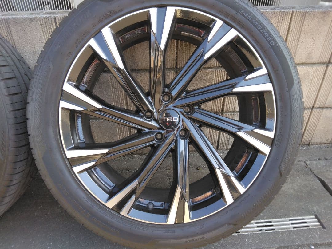 80ハリアー・TRD 20インチセット　引き取り限定