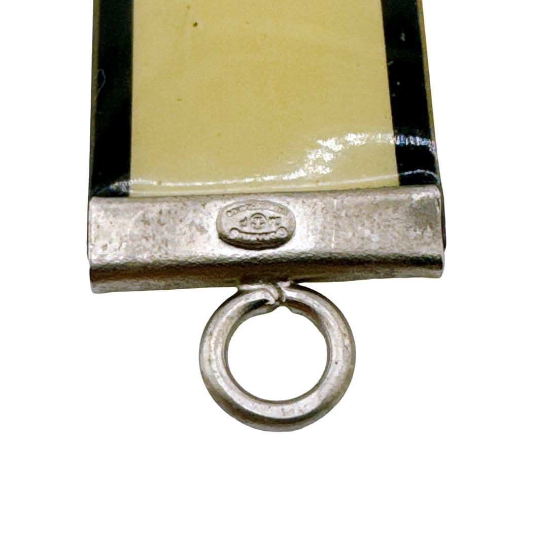 シャネル ブレスレット バングル ロゴ ラバー クリア ブラック ヴィンテージ