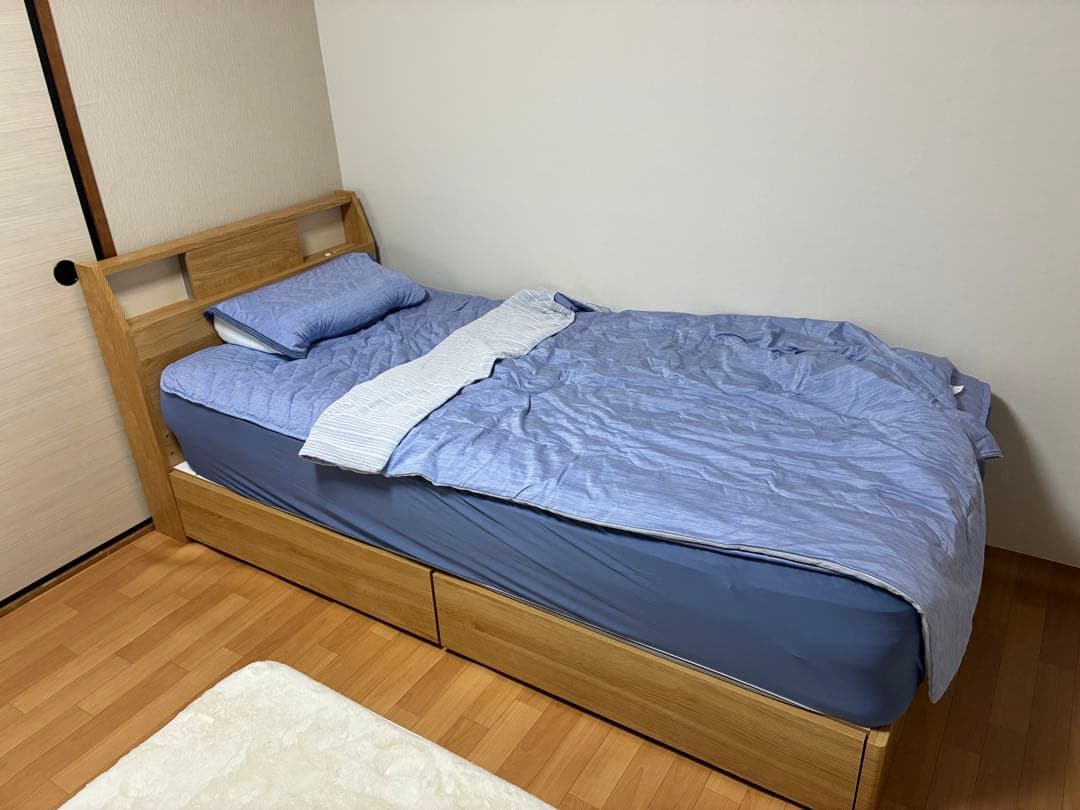 ニトリ ベットフレーム 引き出し シングル　引取り歓迎【大阪府近隣無料配送可】