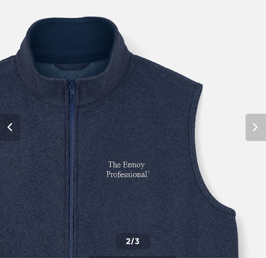 ENNOY PROFESSIONAL FLEECE VEST ネイビー