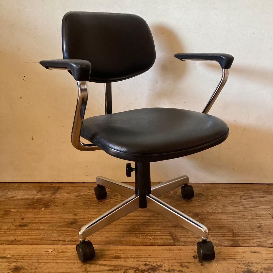 ◉未使用 長期保管◉コクヨ ヴィンテージ インダストリアル デスクアームチェア2