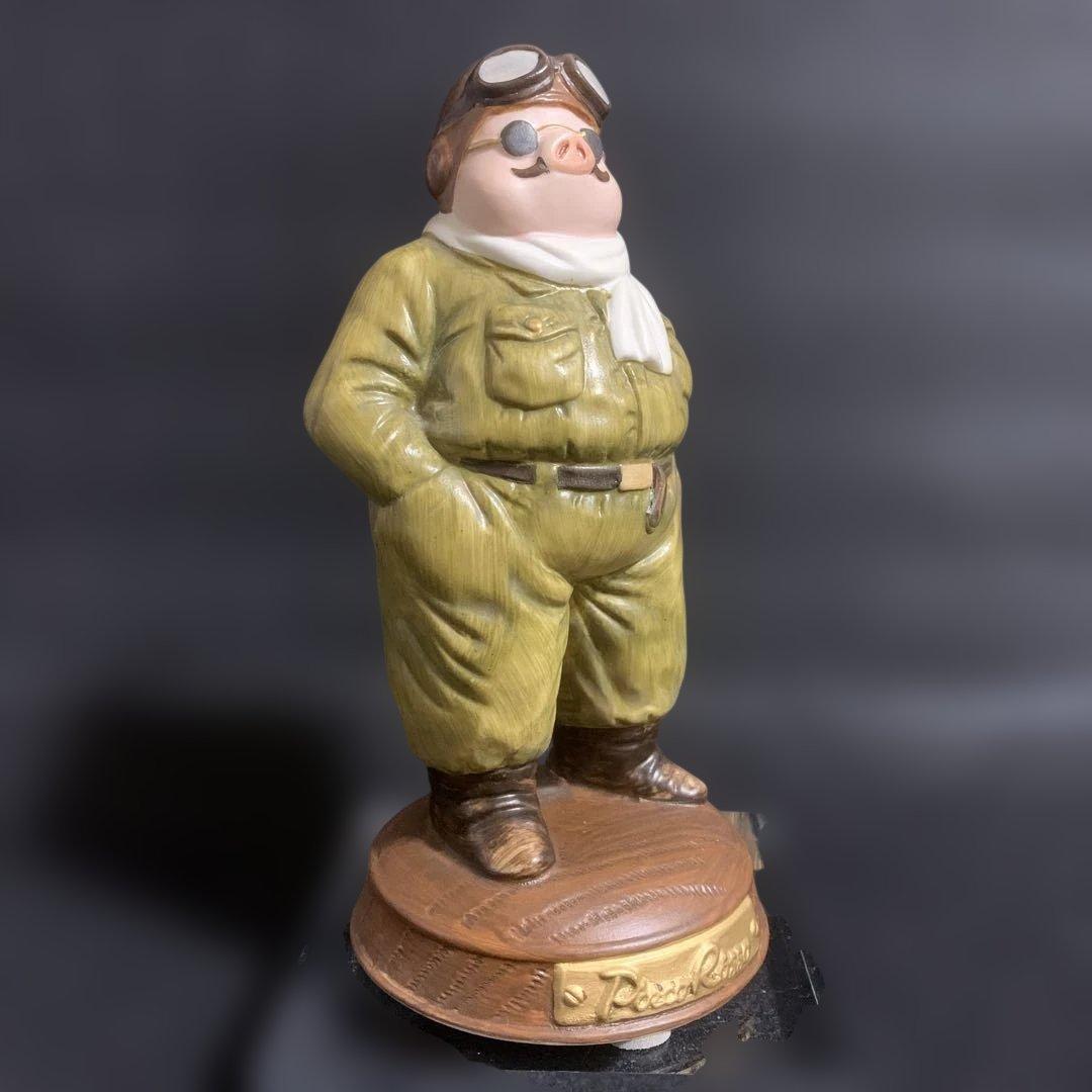 紅の豚 ポルコロッソ オルゴール付きフィギュア ジブリ