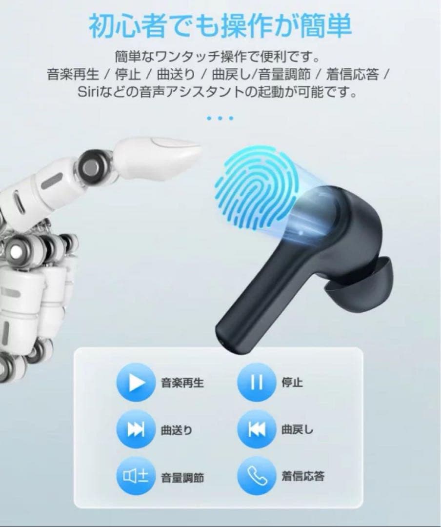 期間限定10%オフ✨Soumis ワイヤレスイヤホン Bluetooth 5.2