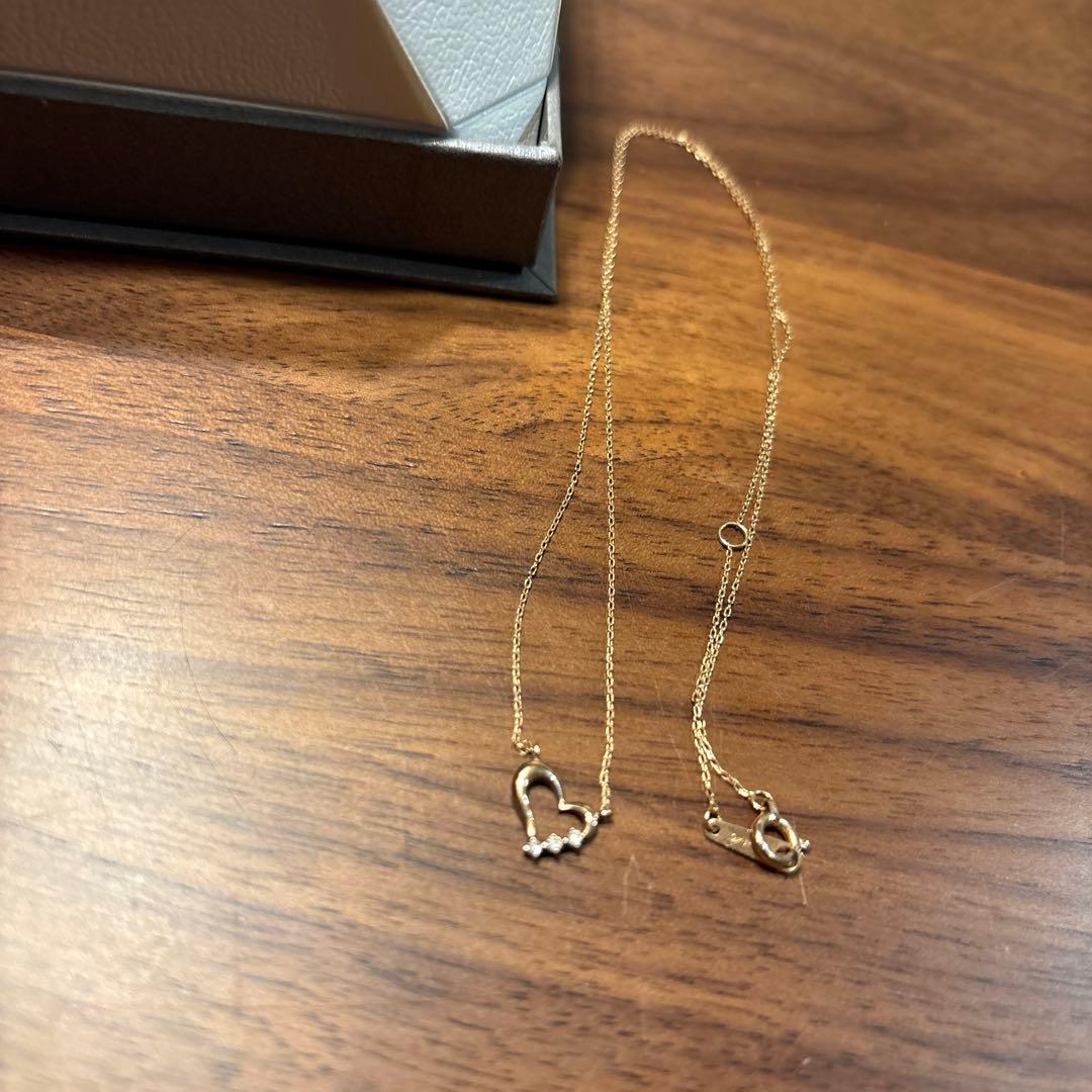 招*虎様 4℃ハート型ネックレス