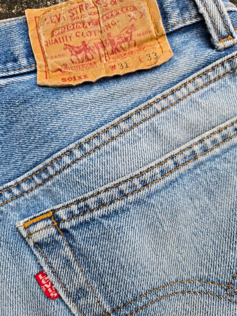希少 90s Levi's 501XX USA製 赤文字 刻印532 W31