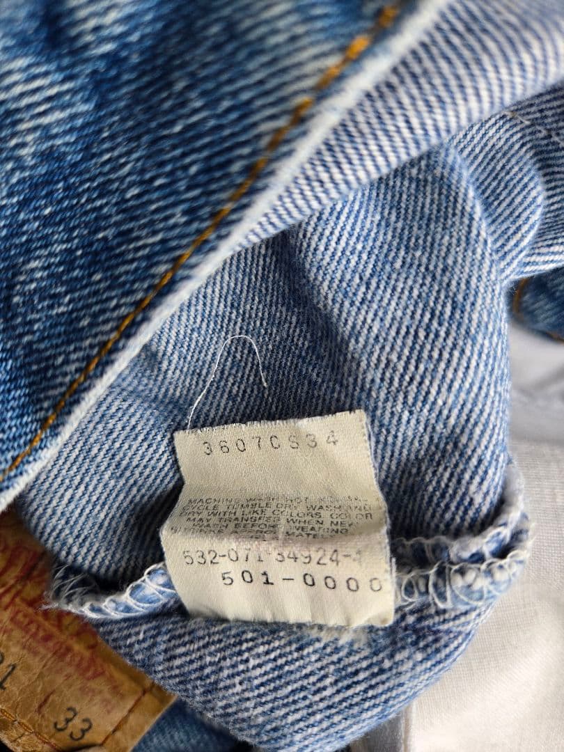 希少 90s Levi's 501XX USA製 赤文字 刻印532 W31