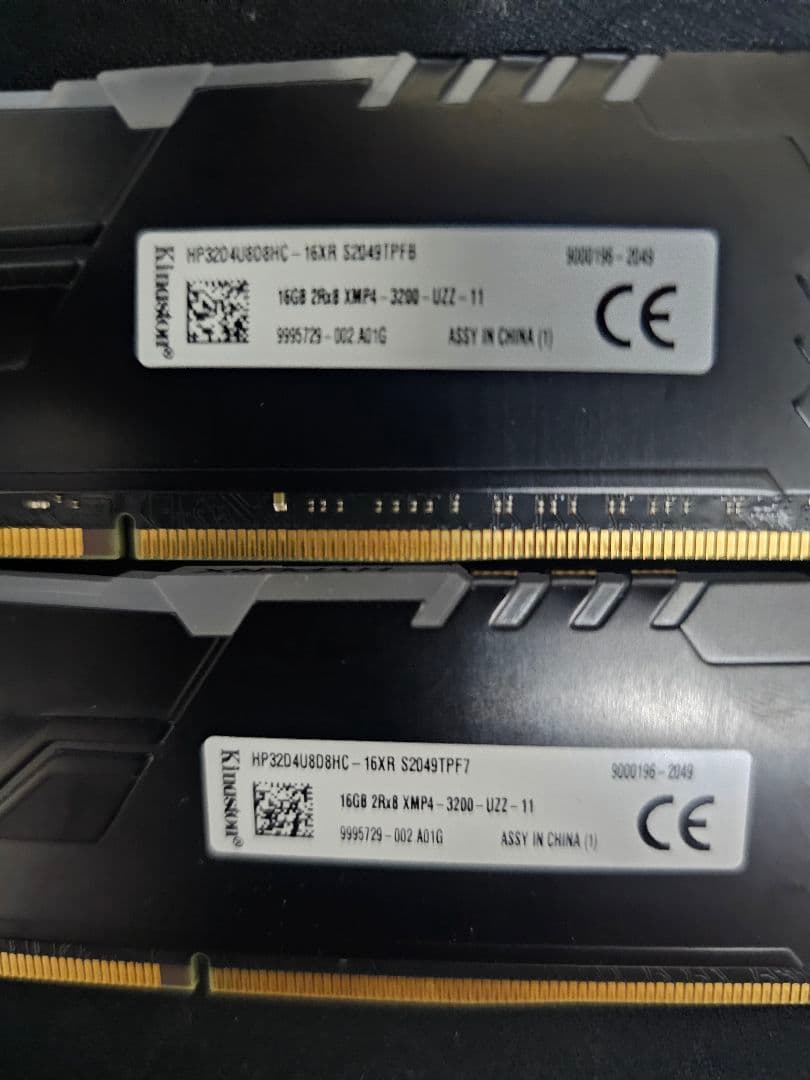 ジャンク HyperX Fury DDR4 32GB (2x16GB) 3200