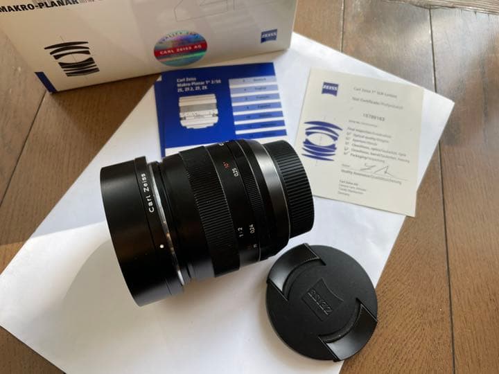 Carl Zeiss マクロプラナーT２／５０ｚｅ元箱付き