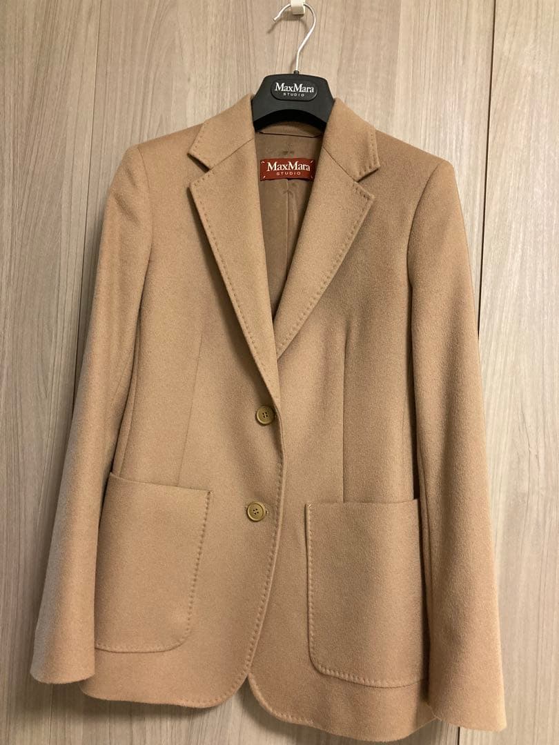 マックスマーラSTUDIO [クラン] ピュア ウール ジャケット
