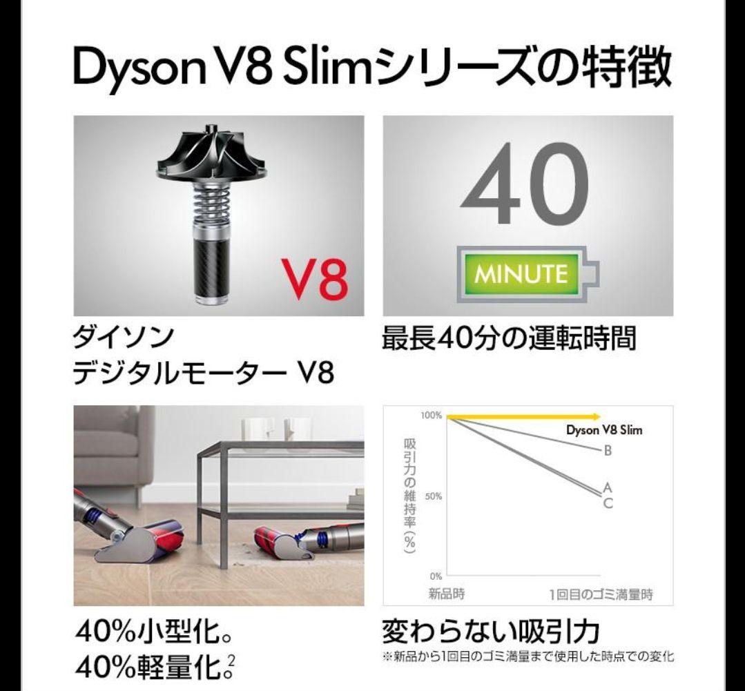 最終価格　未使用　ダイソン Dyson V8 Slim Fluffy