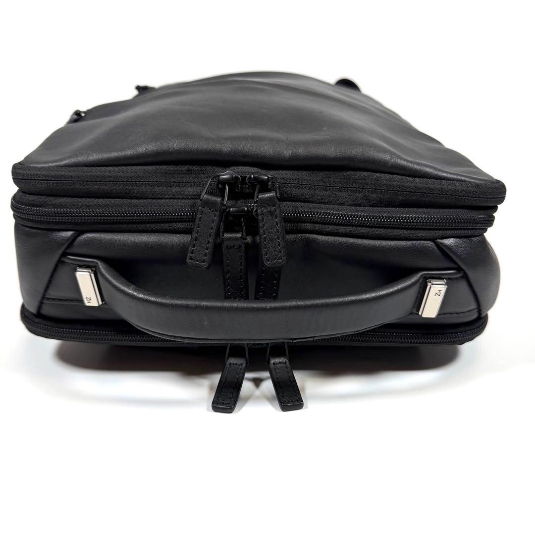 【未使用に近い】ゼロハリバートン　リュック　レザー　Z PACK Type-L