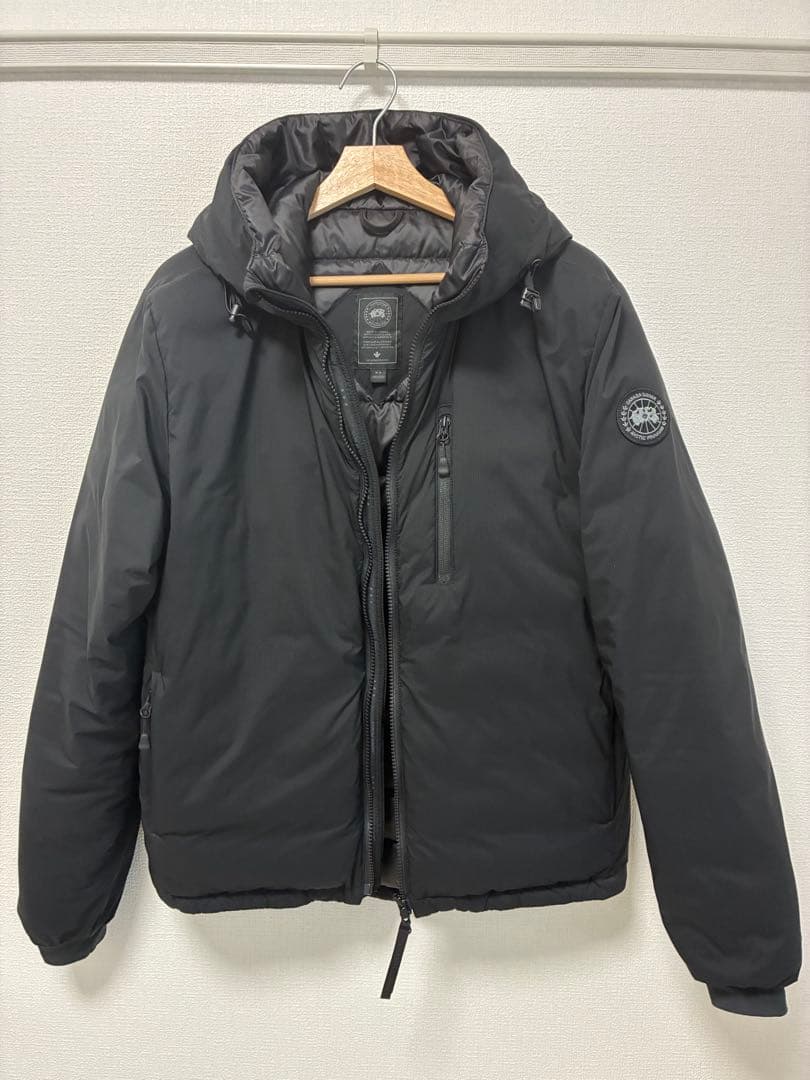 カナダグース ロッジフーディー ブラックレーベル M