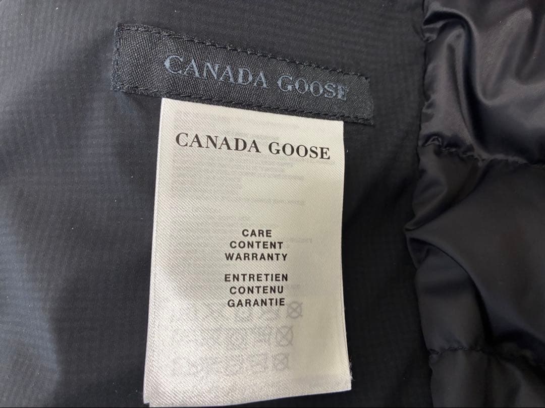 カナダグース ロッジフーディー ブラックレーベル M