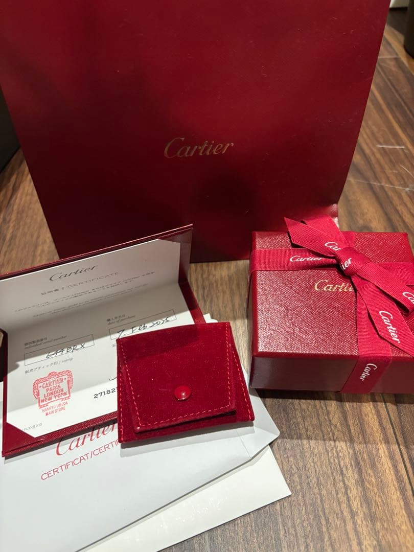 カルティエ Cartier ジュスト アン クル イヤリング　イエローゴールド