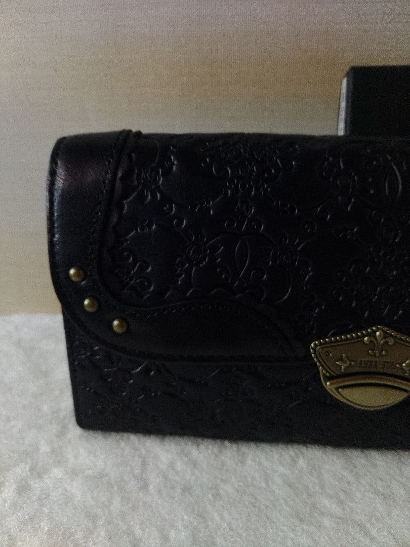 専用ページ アナスイ　長財布　ブラック がま口タイプ