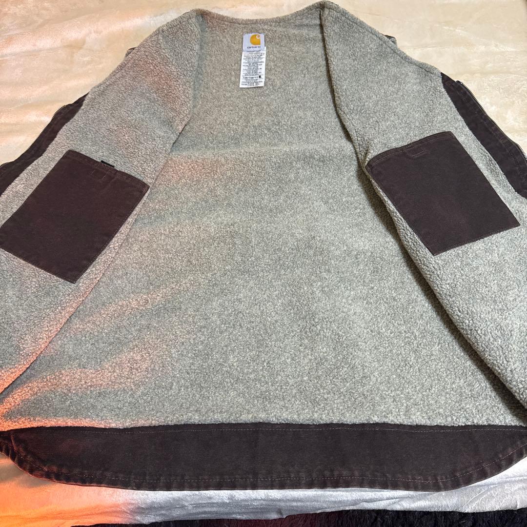 carhartt カーハート V26 ダックボアベスト ダークブラウン DKB