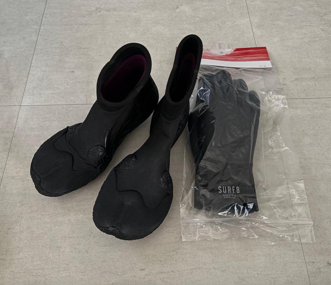 サーフ8 サーフィングローブ　Fellow サーフィンブーツ　未使用セット