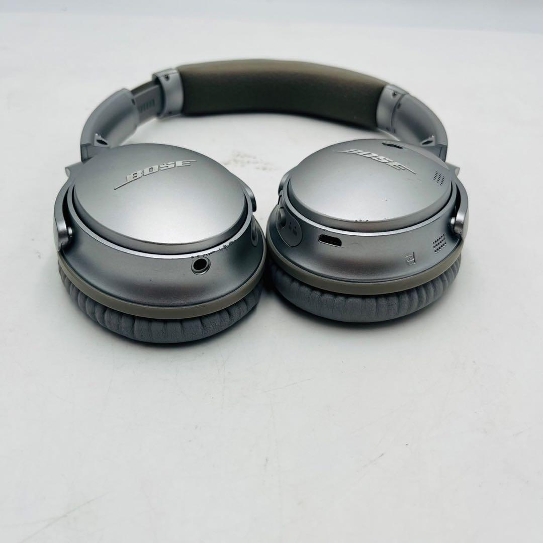 【良品】 BOSE QuietComfort35 ワイヤレスヘッドホン シルバー