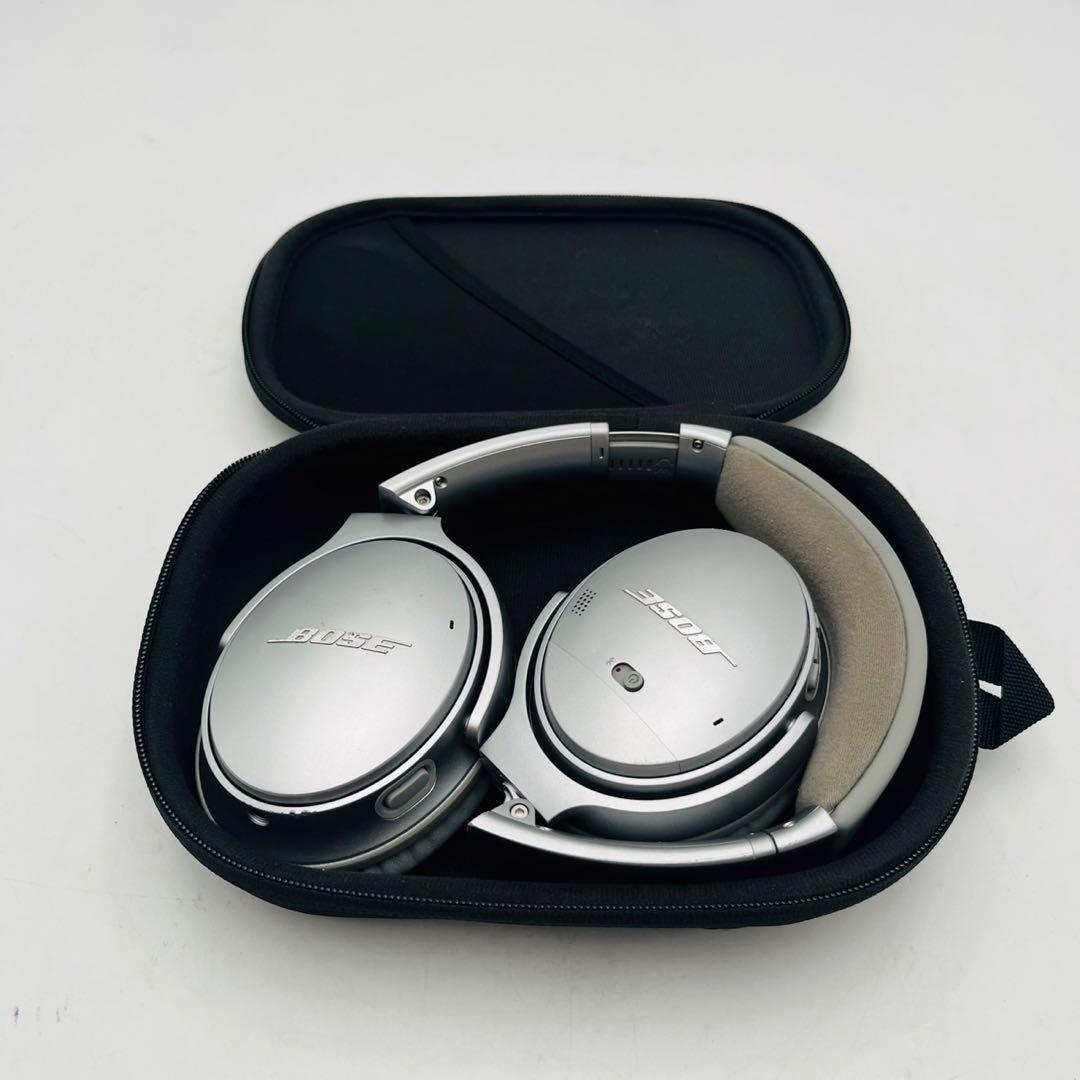 【良品】 BOSE QuietComfort35 ワイヤレスヘッドホン シルバー