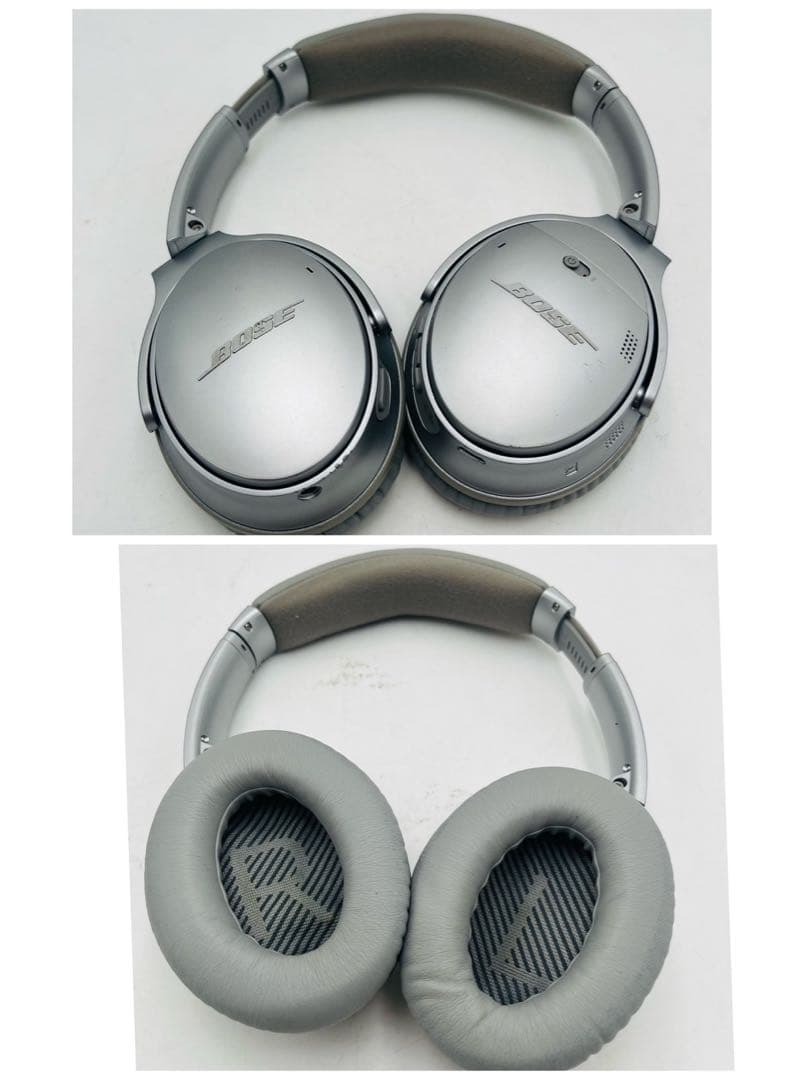 【良品】 BOSE QuietComfort35 ワイヤレスヘッドホン シルバー