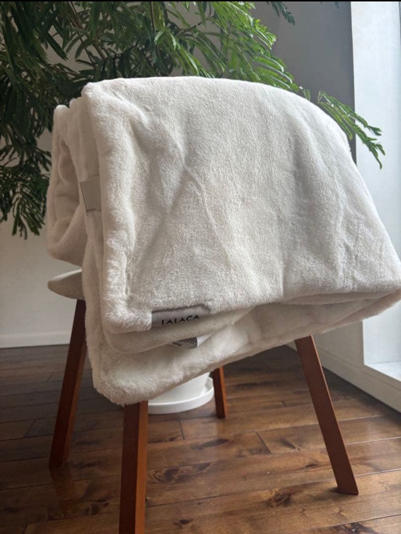 LALACA 電気毛布 ホワイト フリース