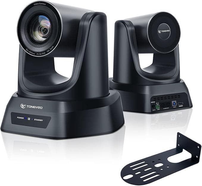 PTZウェブカメラ 会議室カメラ 10倍光学ズーム リモコン付き 215K383