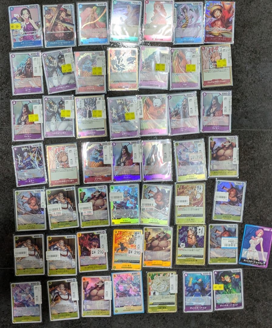 ワンピースカードゲーム　引退品　構築済デッキ　デッキケース　まとめ売り