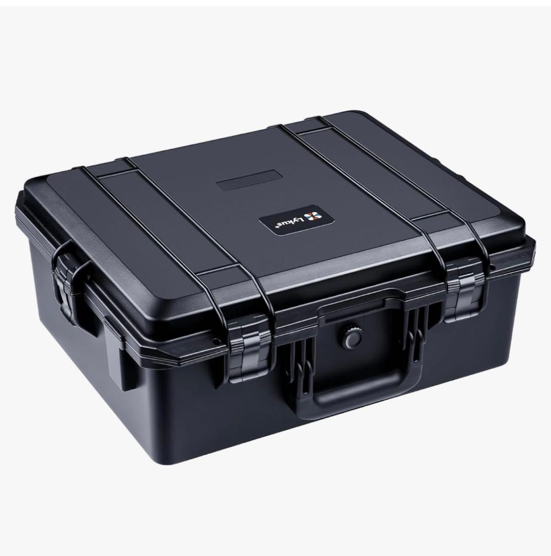 Lykus HC-5020 防水ハードケース 格子状カットスポンジが内蔵