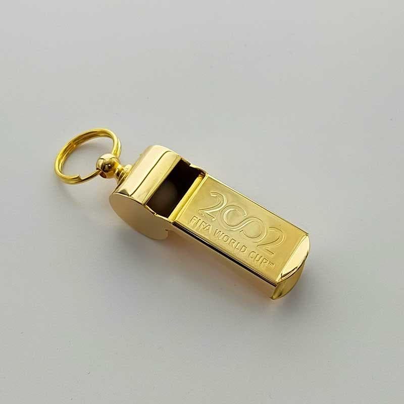 【野田鶴声社ホイッスル】2002日韓ワールドカップ公式モデル（ゴールド）