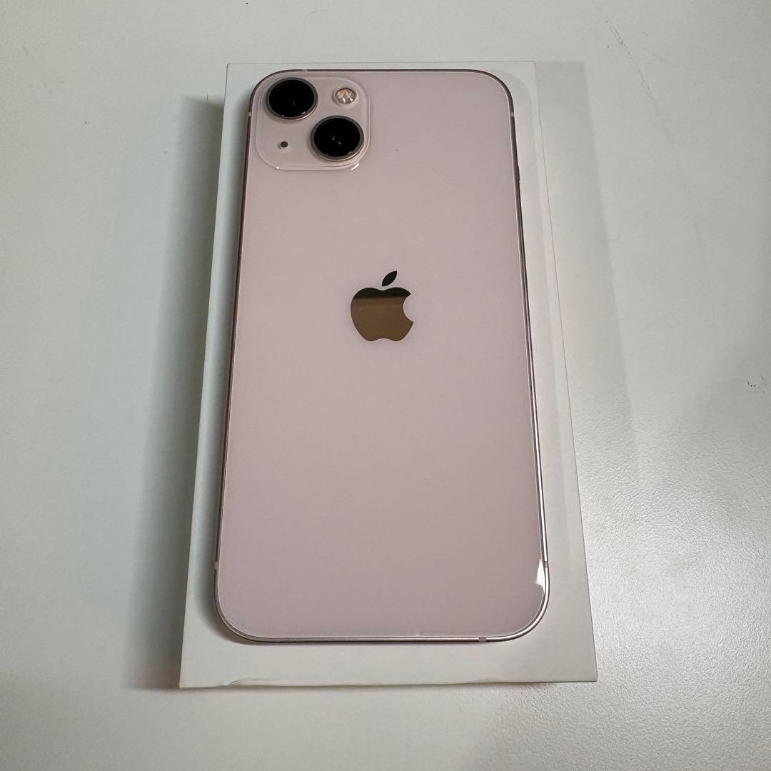 美品 iPhone 13 128GB ピンク バッテリー100% simフリー