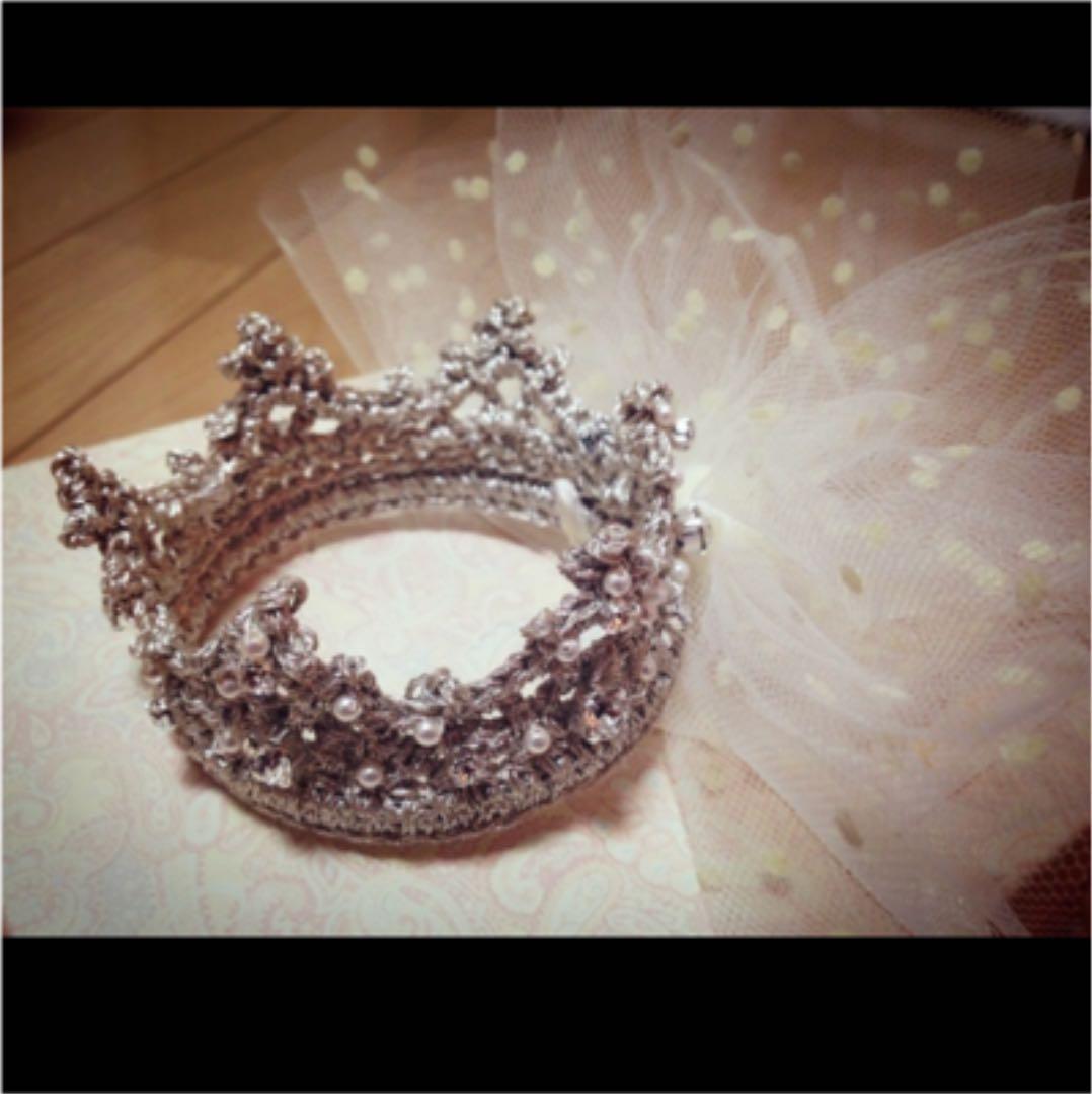 ca4la bridal ヘッドドレス シルバーティアラ
