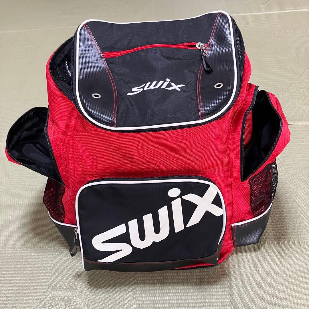 SWIX スキー用バックパック 赤黒