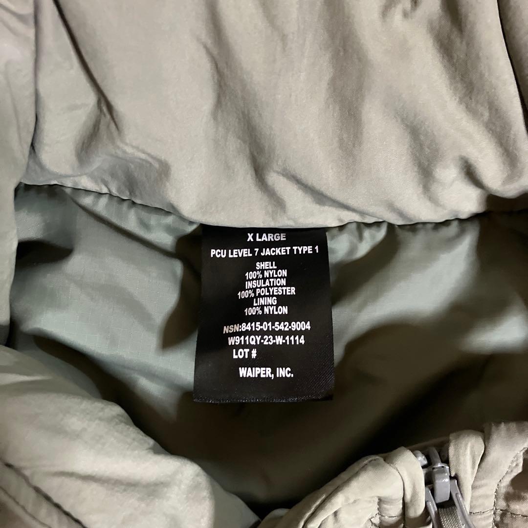 ワイパーインク LEVEL 7 JACKET TYPE 1 X LARGE