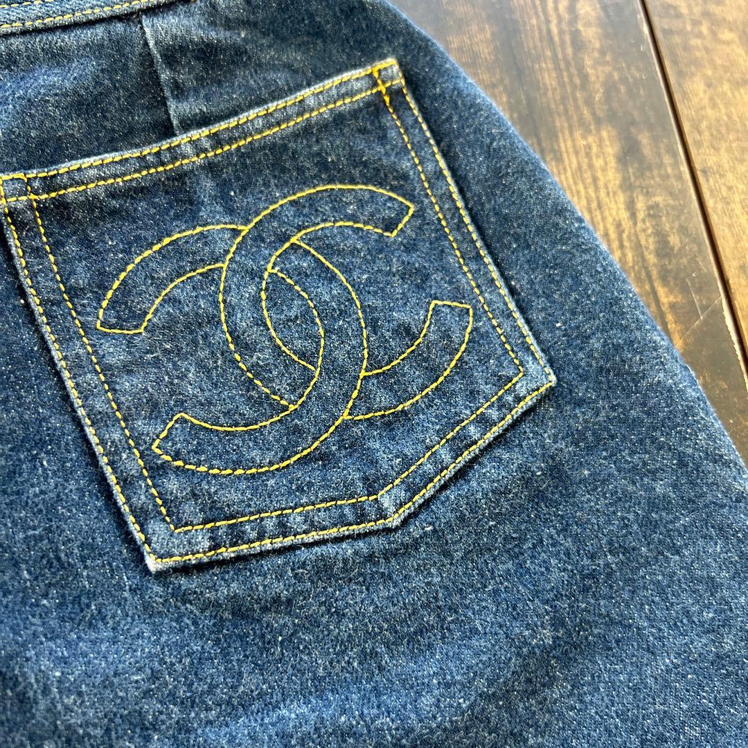 デニム ショートパンツ 紐 ココマーク